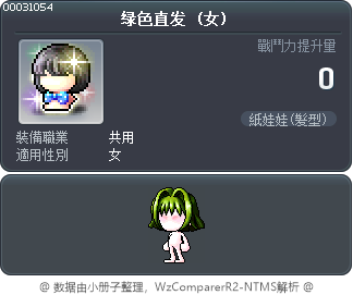 绿色直发 Tooltip