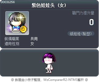 紫色娃娃头 Tooltip