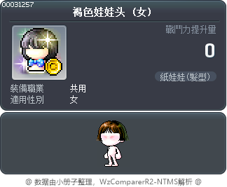 褐色娃娃头 Tooltip