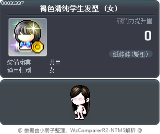 褐色清纯学生发型 Tooltip