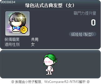 绿色法式古典发型 Tooltip