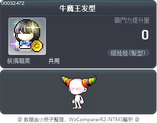 牛魔王发型 Tooltip