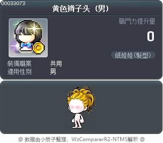 黄色辫子头 Tooltip