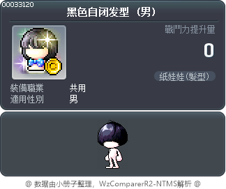 黑色自闭发型 Tooltip