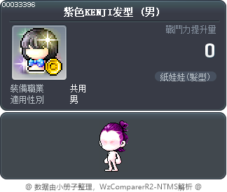紫色KENJI发型 Tooltip