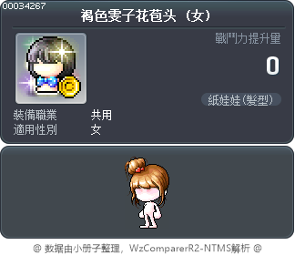 褐色雯子花苞头 Tooltip