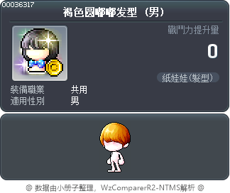 褐色圆嘟嘟发型 Tooltip