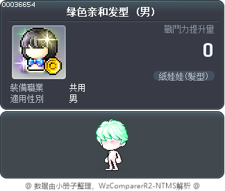 绿色亲和发型 Tooltip
