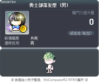 勇士部落发型 Tooltip