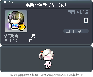 黑色小清新发型 Tooltip