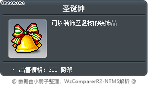 圣诞钟 Tooltip
