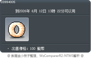 餅乾字母 O Tooltip