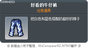 好看的牛仔裤 Tooltip