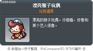 帥氣的猴子娃娃 Tooltip