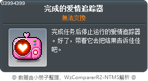 完成的爱情追踪器 Tooltip
