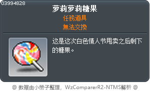 萝莉萝莉糖果 Tooltip