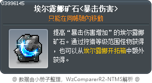 埃尔露娜矿石<暴击伤害> Tooltip