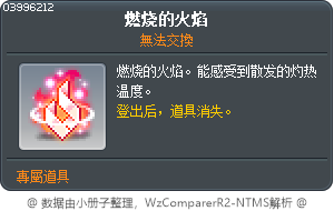 燃烧的火焰 Tooltip