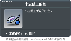 小企鵝王的魚 Tooltip