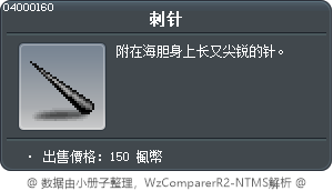 刺针 Tooltip