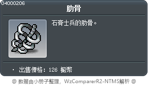 肋骨 Tooltip