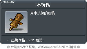 木玩偶 Tooltip