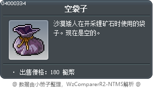空袋 Tooltip