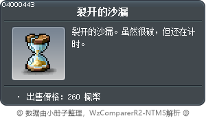 裂开的沙漏 Tooltip
