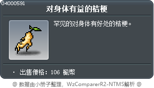 對身體有益的深山人蔘 Tooltip