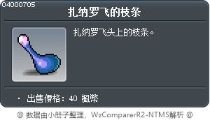 扎纳罗飞的枝条 Tooltip
