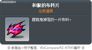Kimono Fragment Tooltip