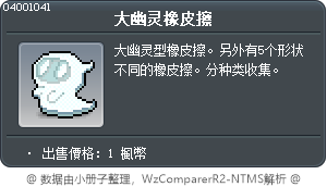 大幽靈橡皮擦 Tooltip
