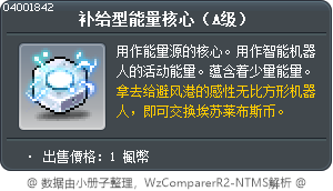 补给型能量核心（A级） Tooltip