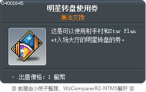 明星转盘使用劵 Tooltip