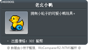 老幺小鸭 Tooltip