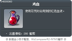 鸡血 Tooltip