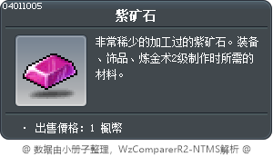 紫矿石 Tooltip