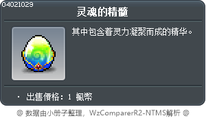 灵魂的精髓 Tooltip