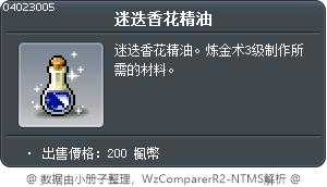 迷迭香花精油 Tooltip