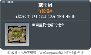 藏寶圖 Tooltip