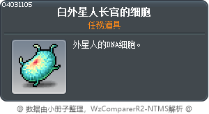 白外星人长官的细胞 Tooltip