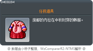 Nella's Korean Costume Tooltip