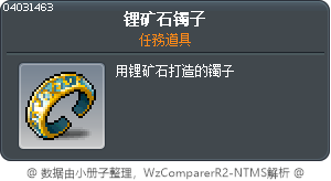 锂矿石镯子 Tooltip