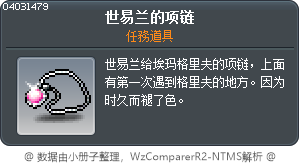 世易兰的项链 Tooltip