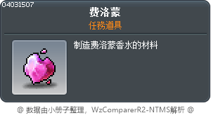 費洛蒙 Tooltip