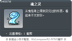 魂之灵 Tooltip