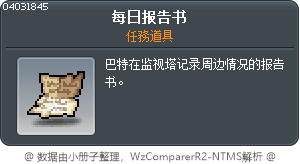 每日报告书 Tooltip