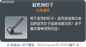 Cursing Nail Tooltip