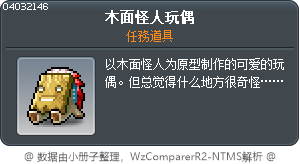 木面怪人玩偶 Tooltip