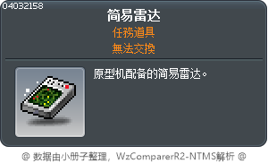 简易雷达 Tooltip